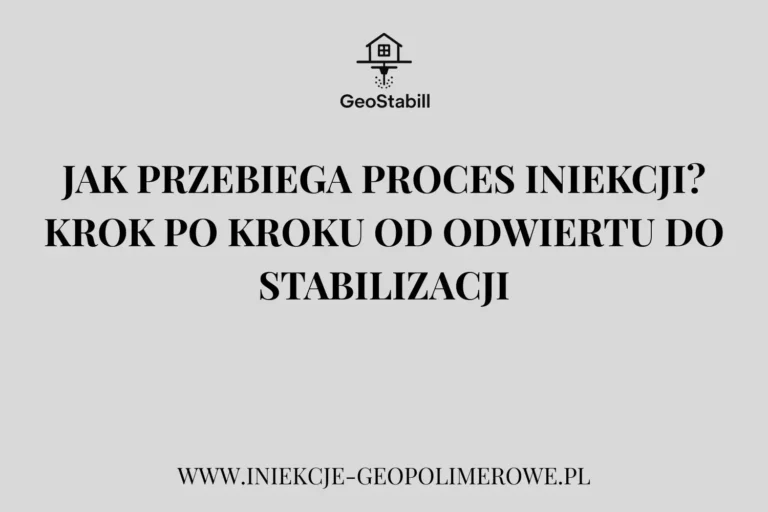 Jak przebiega proces iniekcji geopolimerowej? Przewodnik krok po kroku